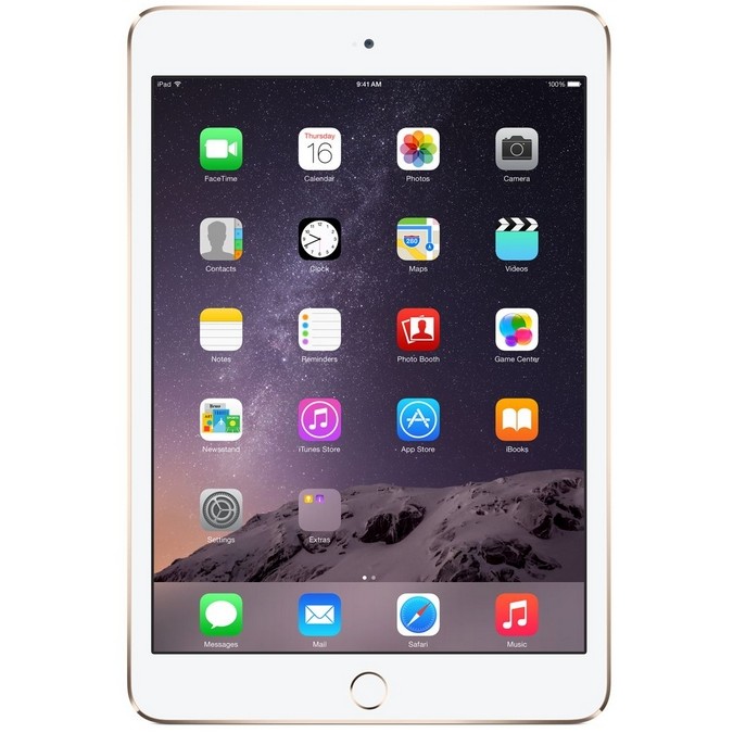 iPad mini 3 Wi-Fi, 128gb, Gold б/в